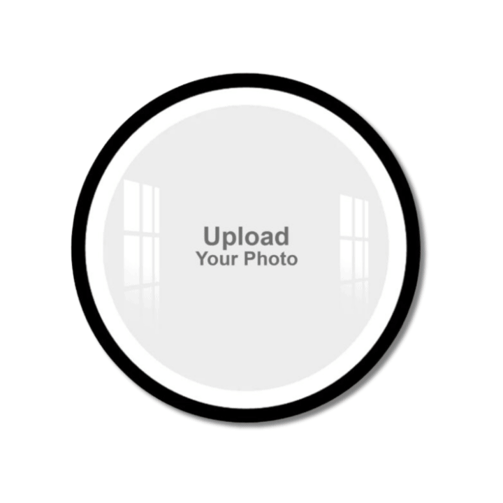 Circle Dual Border Frame Wall Photo