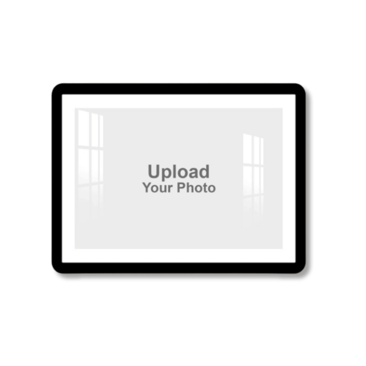 Rounded Rect Landscape Acrylic Dual Border Wall Photo