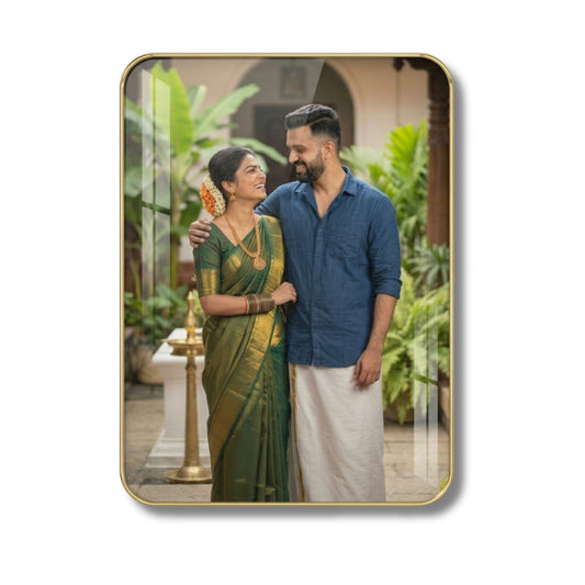 Portrait Golden Edge Photo Frame