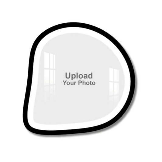 Balloon Shape Dual Border Frame Acrylic Wall Photo