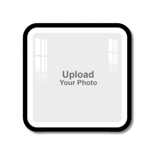 Dual Border Frame Square Round Acrylic Wall Photo