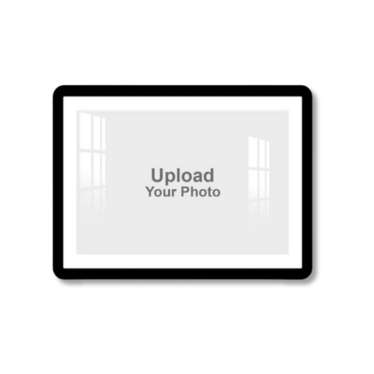 Rounded Rect Landscape Acrylic Dual Border Wall Photo