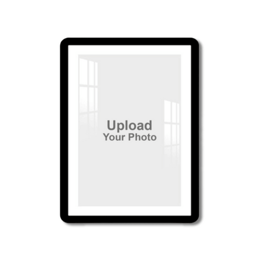Rounded Edge  Portrait Acrylic Dual Border Wall Photo