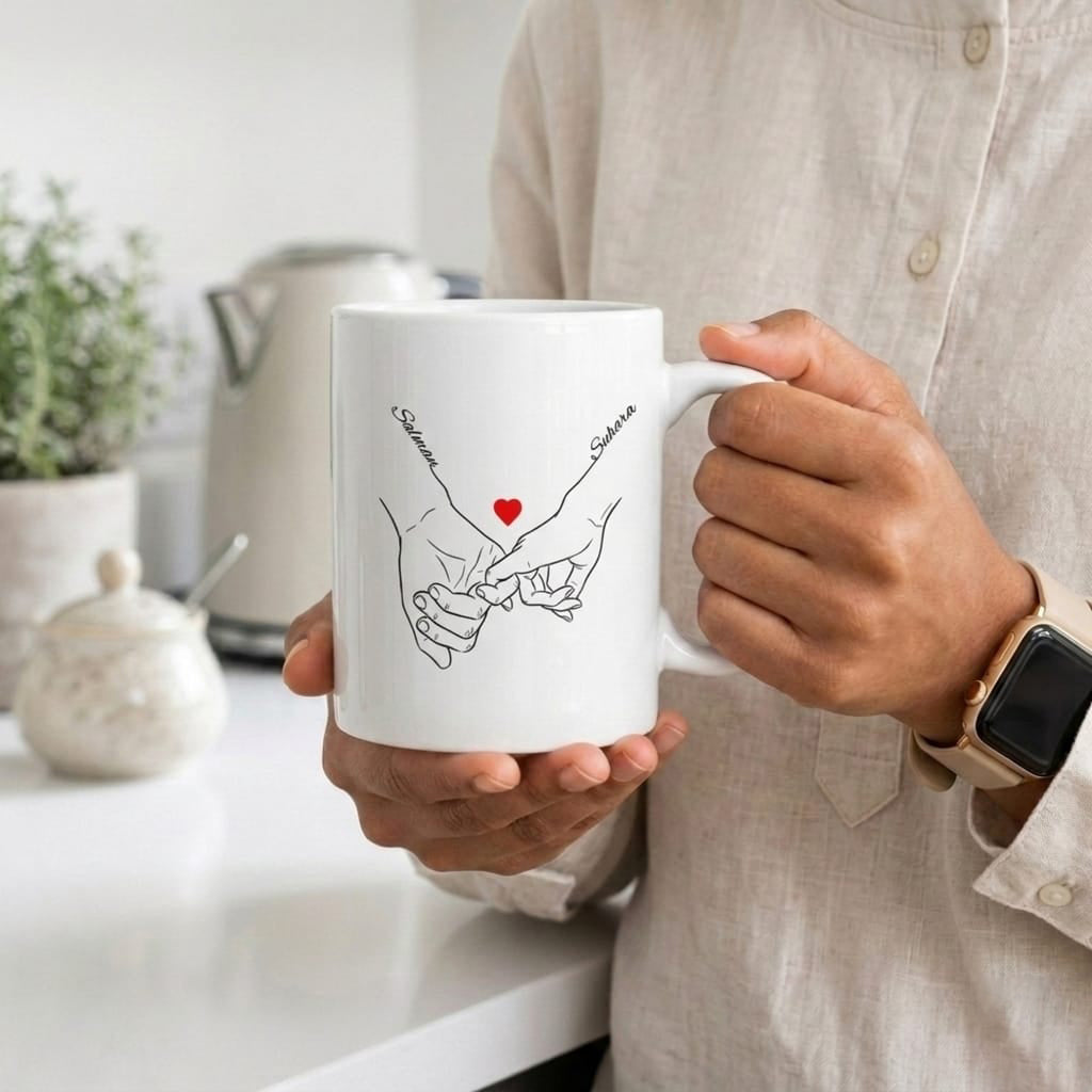 Personalized Photo Mug • Spotify Song And Name