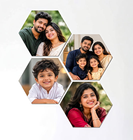 Hexa Acrylic Wall Gallery