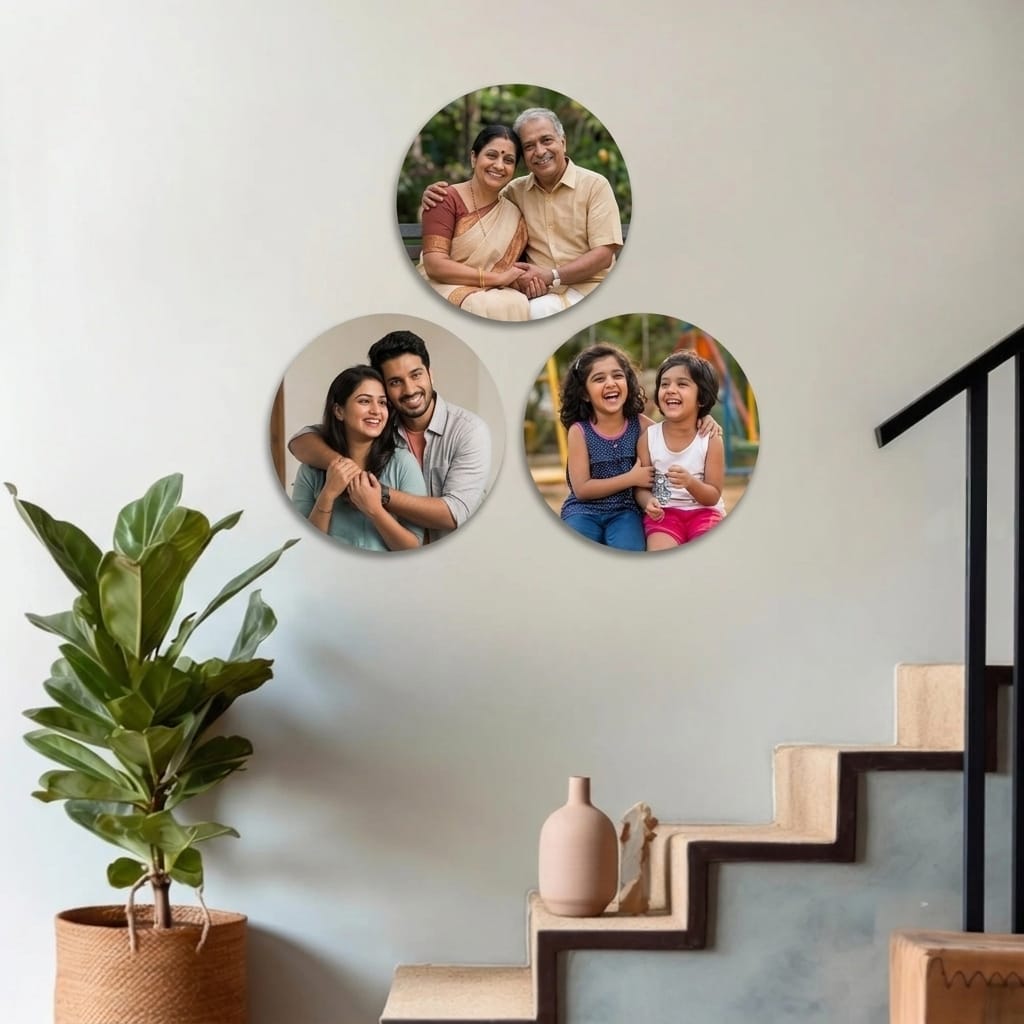 Round Acrylic Wall Gallery
