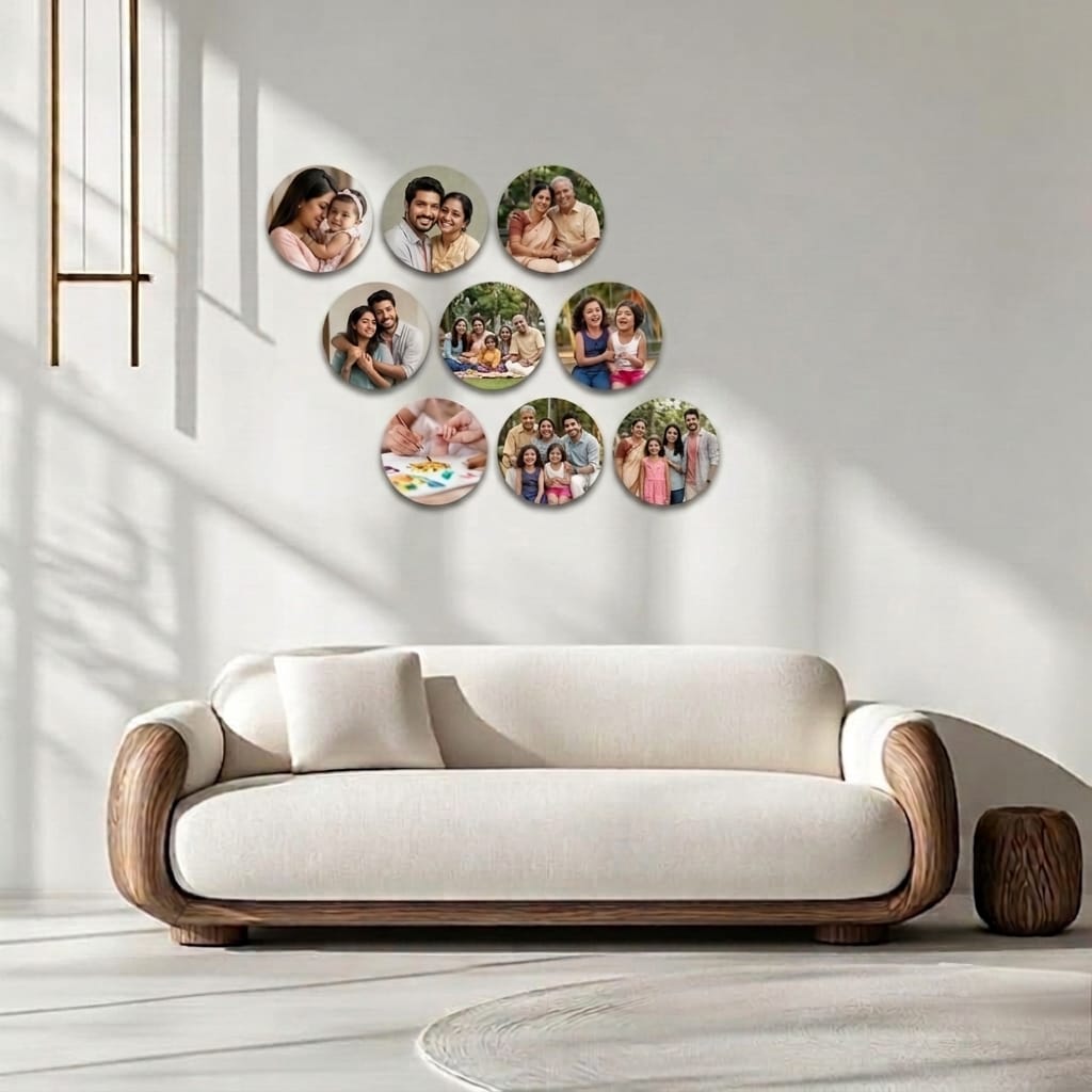 Round Acrylic Wall Gallery