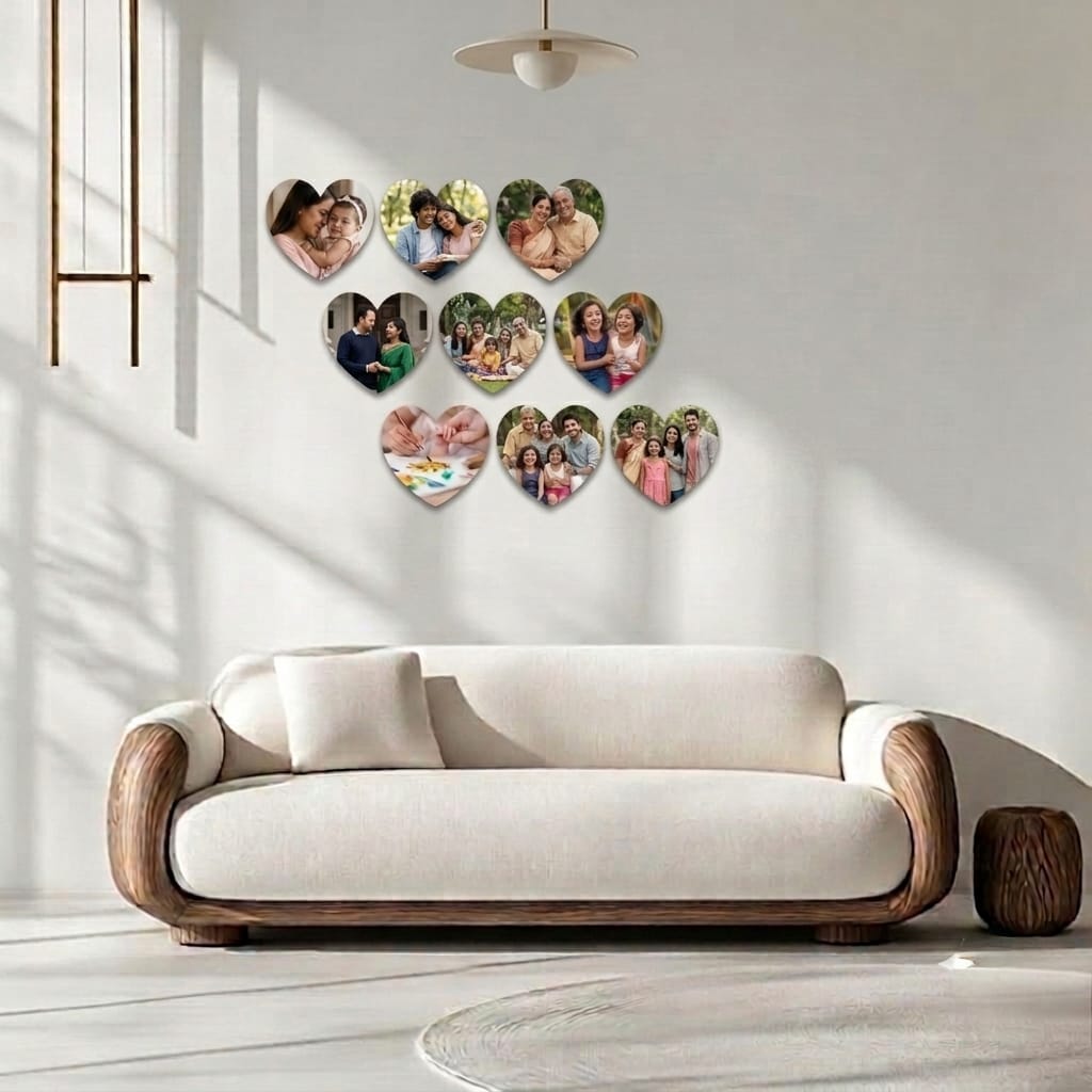 Heart Acrylic Wall Gallery
